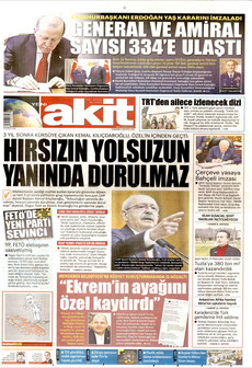 YENİ AKİT 5 Ağustos 2026 gazete manşeti