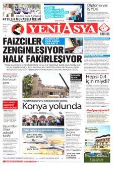YENİ ASYA 5 Ağustos 2026 gazete manşeti