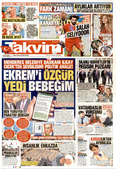 TAKVİM 5 Ağustos 2026 gazete manşeti