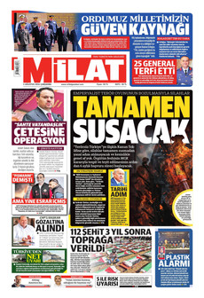 MİLAT 5 Ağustos 2026 gazete manşeti
