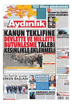 AYDINLIK GAZETESİ 6 Ağustos 2026 gazete manşeti