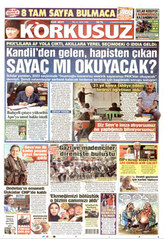 KORKUSUZ 6 Ağustos 2026 gazete manşeti