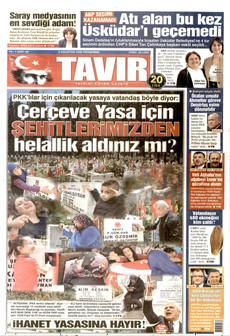 TAVIR GAZETESİ 6 Ağustos 2026 gazete manşeti