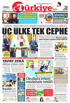 TÜRKİYE GAZETESİ 8 Ağustos 2026 gazete manşeti