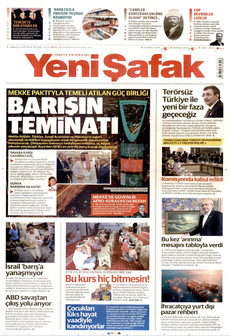 YENİ ŞAFAK 9 Ağustos 2026 gazete manşeti