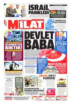 MİLAT 9 Ağustos 2026 gazete manşeti