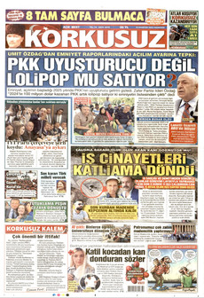 KORKUSUZ 10 Ağustos 2026 gazete manşeti