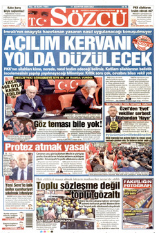 SÖZCÜ 11 Ağustos 2026 gazete manşeti