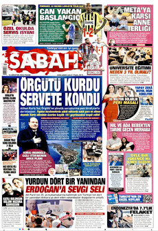 SABAH 16 Ağustos 2026 gazete manşeti