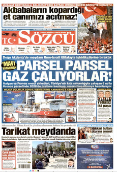 SÖZCÜ 16 Ağustos 2026 gazete manşeti