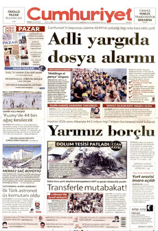 CUMHURİYET 16 Ağustos 2026 gazete manşeti