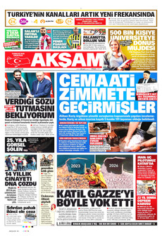 AKŞAM 16 Ağustos 2026 gazete manşeti