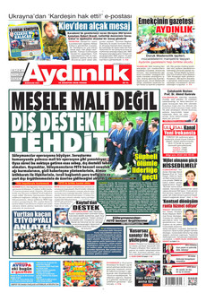 AYDINLIK GAZETESİ 16 Ağustos 2026 gazete manşeti