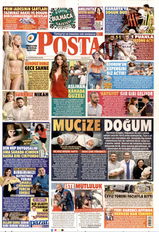 POSTA 16 Ağustos 2026 gazete manşeti