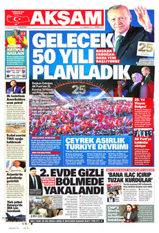 AKŞAM 15 Ağustos 2026 gazete manşeti