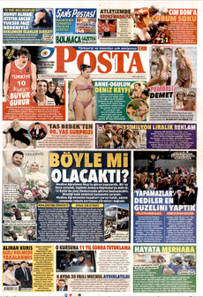 POSTA 15 Ağustos 2026 gazete manşeti