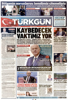TÜRKGÜN 13 Ağustos 2026 gazete manşeti