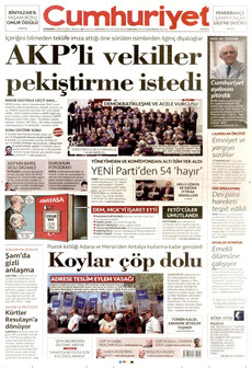 CUMHURİYET 12 Ağustos 2026 gazete manşeti