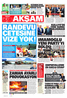 AKŞAM 12 Ağustos 2026 gazete manşeti