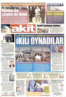 YENİ AKİT 12 Ağustos 2026 gazete manşeti