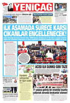 YENİÇAĞ 12 Ağustos 2026 gazete manşeti