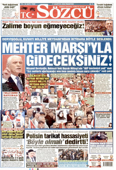 SÖZCÜ 17 Ağustos 2026 gazete manşeti