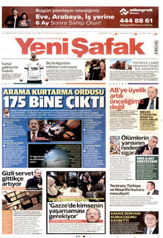 YENİ ŞAFAK 17 Ağustos 2026 gazete manşeti