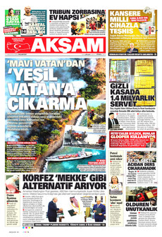 AKŞAM 17 Ağustos 2026 gazete manşeti