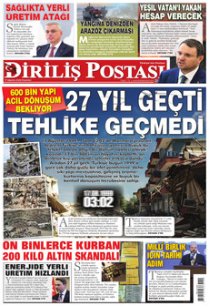 DİRİLİŞ POSTASI 17 Ağustos 2026 gazete manşeti