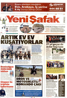 YENİ ŞAFAK 18 Ağustos 2026 gazete manşeti