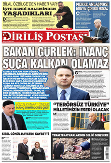 DİRİLİŞ POSTASI 18 Ağustos 2026 gazete manşeti