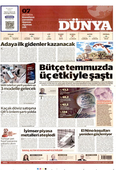 DÜNYA 18 Ağustos 2026 gazete manşeti