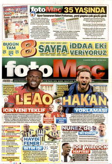 FOTOMAÇ 18 Ağustos 2026 gazete manşeti