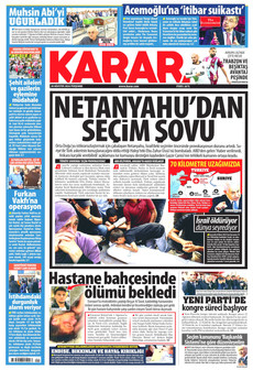 KARAR 20 Ağustos 2026 gazete manşeti