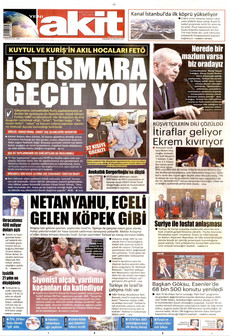 YENİ AKİT 20 Ağustos 2026 gazete manşeti