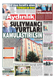 AYDINLIK GAZETESİ 20 Ağustos 2026 gazete manşeti