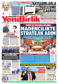 YENİBİRLİK 20 Ağustos 2026 gazete manşeti