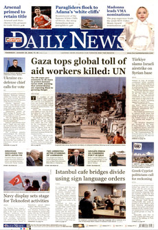 HÜRRİYET DAİLY NEWS 20 Ağustos 2026 gazete manşeti