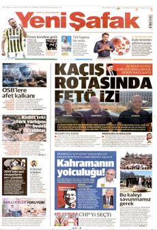 YENİ ŞAFAK 23 Ağustos 2026 gazete manşeti