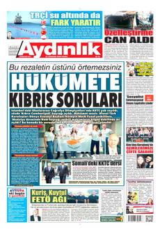 AYDINLIK GAZETESİ 23 Ağustos 2026 gazete manşeti