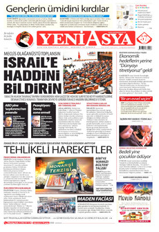 YENİ ASYA 23 Ağustos 2026 gazete manşeti