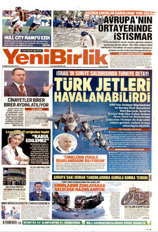 YENİBİRLİK 23 Ağustos 2026 gazete manşeti