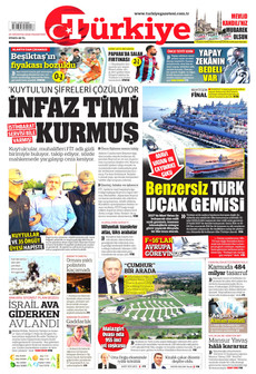 TÜRKİYE GAZETESİ 24 Ağustos 2026 gazete manşeti