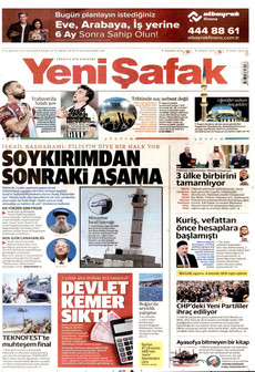 YENİ ŞAFAK 24 Ağustos 2026 gazete manşeti