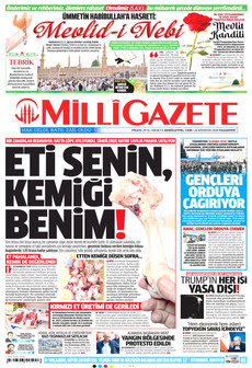 MİLLİ GAZETE 24 Ağustos 2026 gazete manşeti