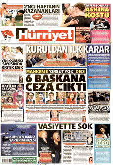 HÜRRİYET 25 Ağustos 2026 gazete manşeti