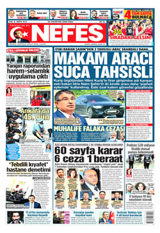 NEFES 25 Ağustos 2026 gazete manşeti