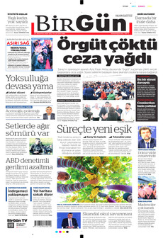 BİRGÜN 25 Ağustos 2026 gazete manşeti