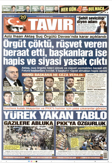 TAVIR GAZETESİ 25 Ağustos 2026 gazete manşeti