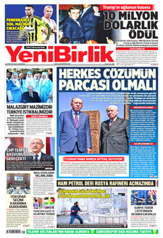 YENİBİRLİK 26 Ağustos 2026 Gazete Manşeti Küçük